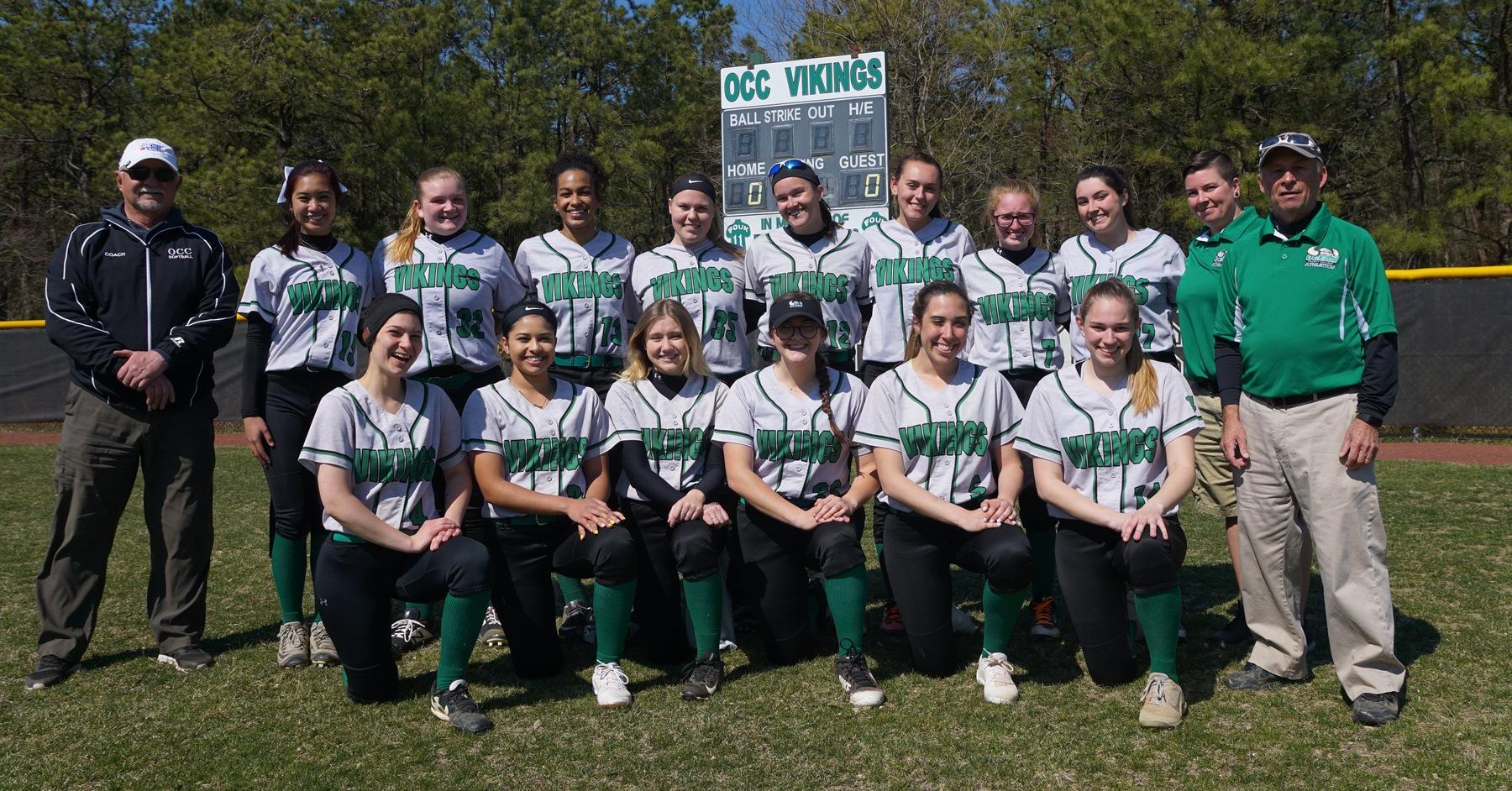 Dries Pitches Two Shutouts as OCC Softball Sweeps Montgomery CCC