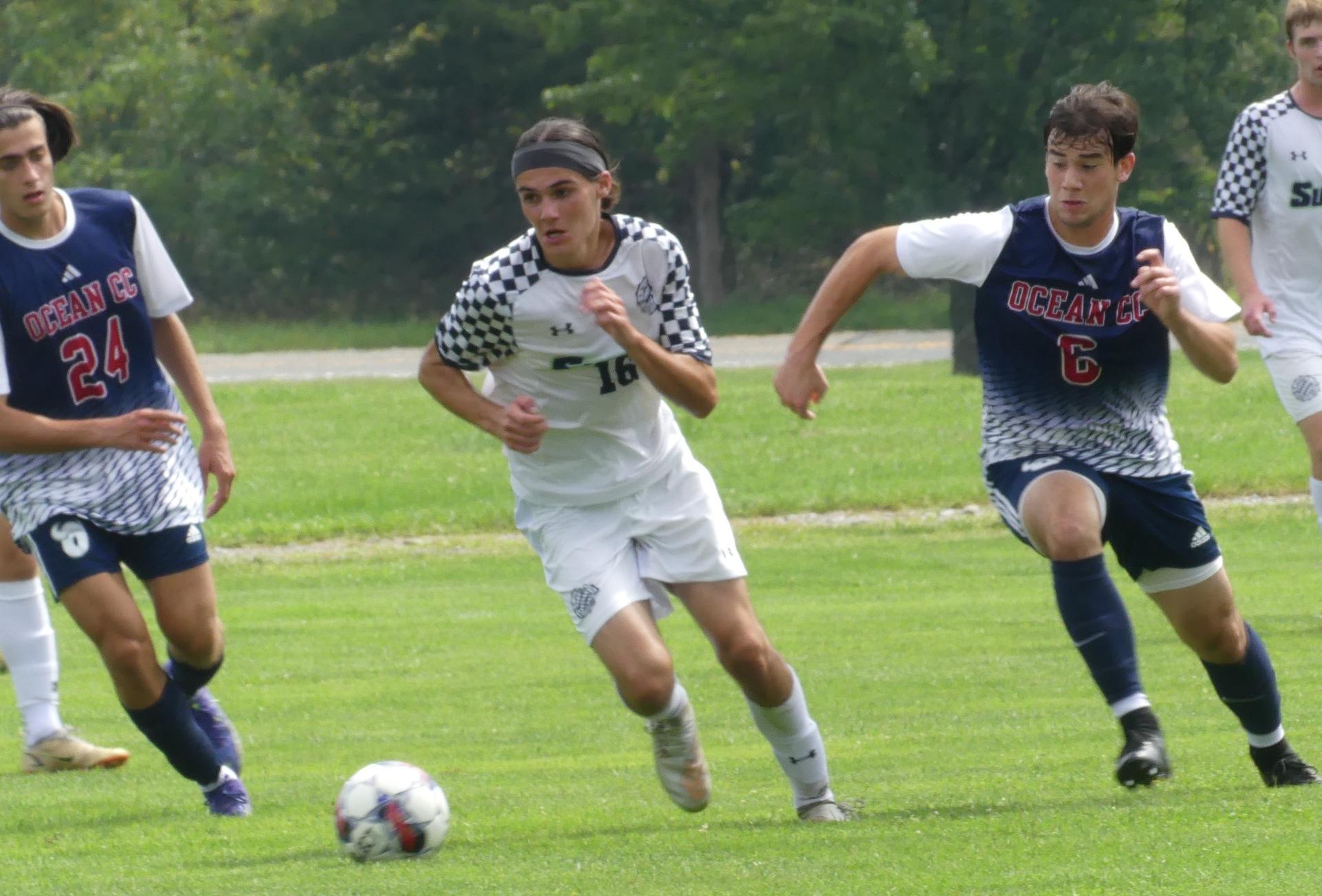 Nardone Strikes Twice in OCC Win at Sussex, 2-1