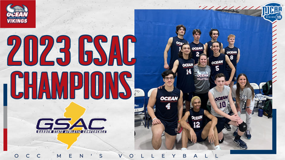 OCC Men's Volleyball Shuts Out Middlesex, 3-0, Ends Regular Season as GSAC Champions