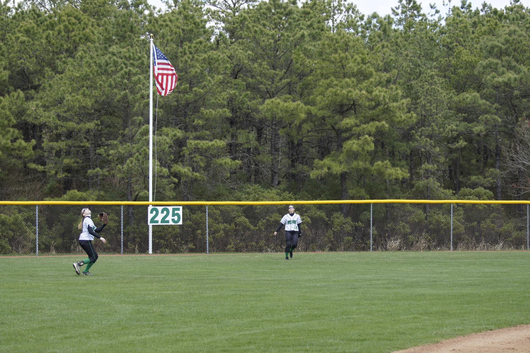 Softball Fights back to Win Second Game Against Rowan College at Burlington County