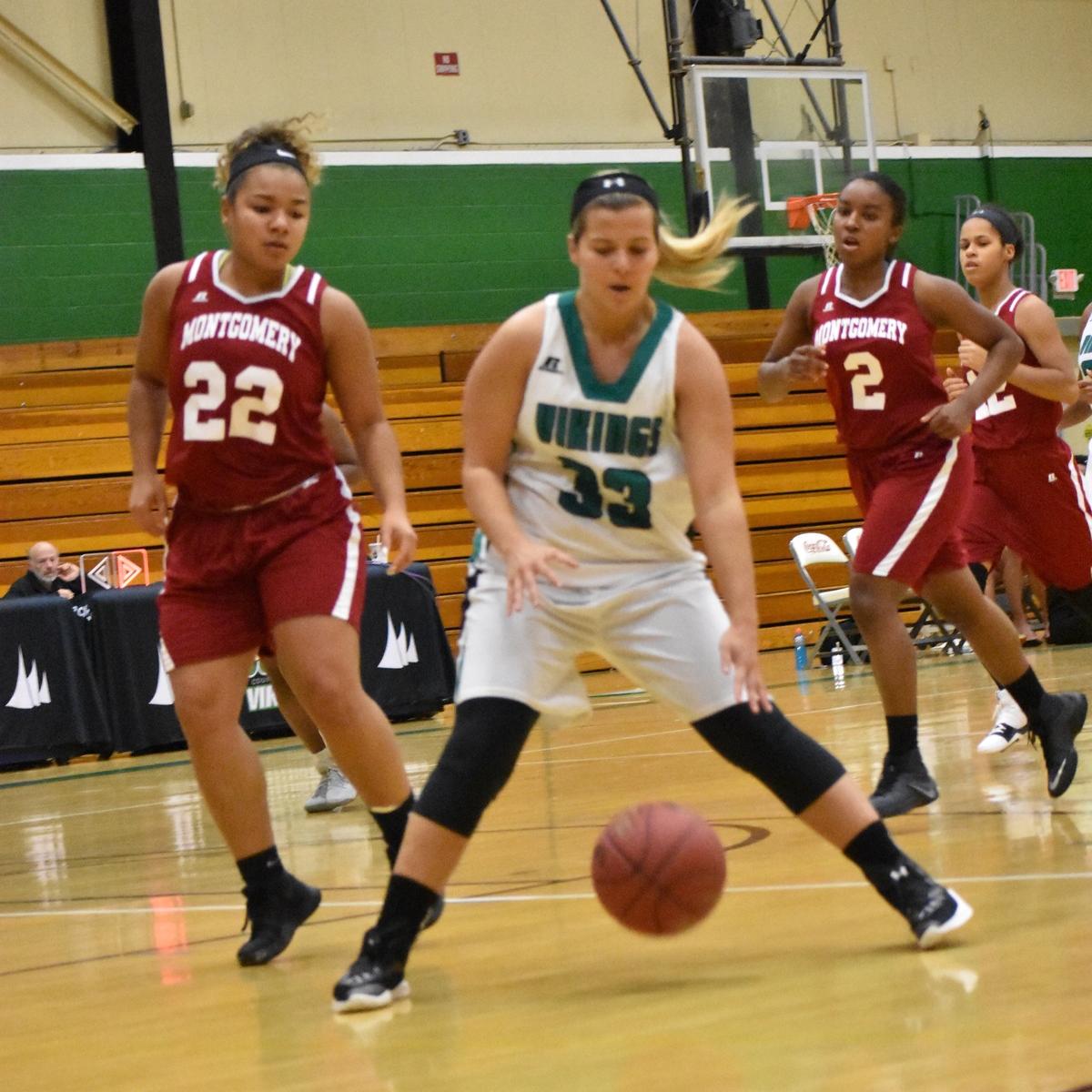 Women's Basketball Topped by Montgomery County CC, 45-30
