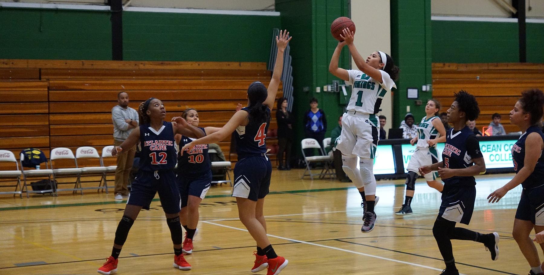 Williams Hits Double-Double in Vikings' 77-54 Loss to Northampton CC