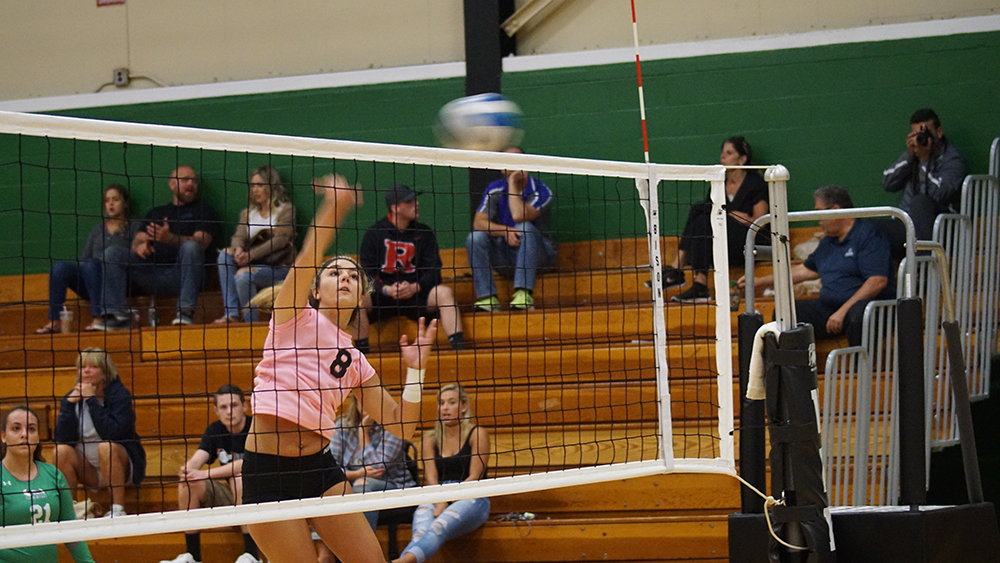 Vikings Volleyball Rallies to Top Bergen CC, 3-1