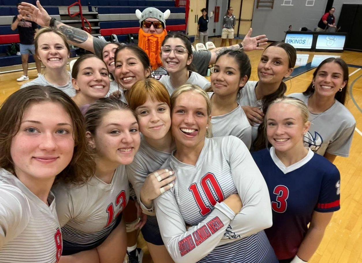 Vikings Volleyball Remains Undefeated, Sweeps Sussex 3-0