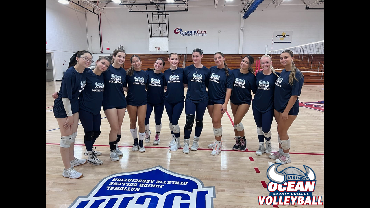 Ocean CC Women's Volleyball Blasts Past Atlantic Cape CC, 3-0